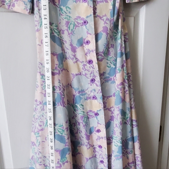 Vintage Laura Ashley Floral Spring dress US size 6 - Picture 4 of 10